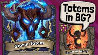 TOP CUSTOM TOTEMS!! How would Battlegrounds Totems even work?? | Hearthstone