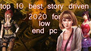 Top 10 best story GAMES FOR PC {2020}