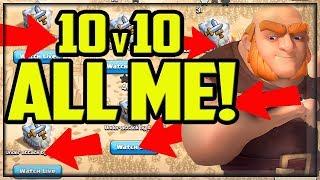 10v10 WAR WITH MYSELF! Clash of Clans