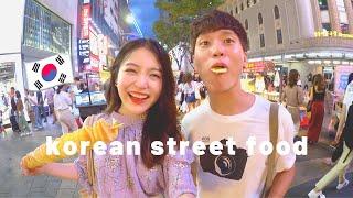 KOREAN STREET FOOD TOUR IN MYEONGDONG 