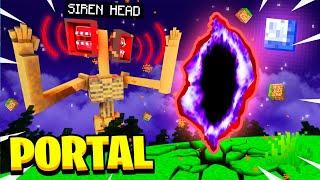 How To Make A Portal To The SIREN HEAD Dimension in Minecraft!