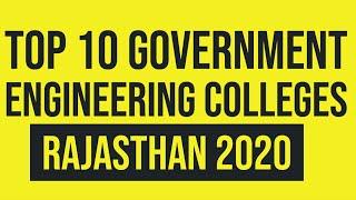 TOP 10 GOVERNMENT ENGINEERING COLLEGES IN RAJASTHAN