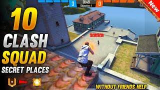 TOP 10 CLASH SQUAD SECRET PLACES FREE FIRE | CLASH SQUAD TIPS AND TRICKS 2021 - GARENA FREE FIRE