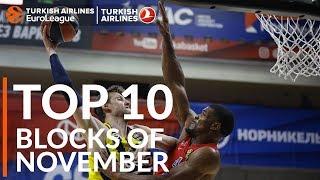 Turkish Airlines EuroLeague, Top 10 Blocks of November!