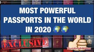 Top 10 Most Powerful Passports in The World in 2020 : General Information