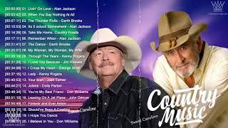 Alan Jackson, Don Williams, Garth Brooks, Jim Reeves, Kenny Rogers - Top Country Music Of All Time