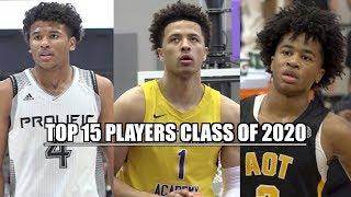 TOP 15 PLAYERS Class Of 2020! Jalen Green, Cade Cunningham, Sharife Cooper etc!