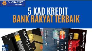 TOP 5 KAD KREDIT BANK RAKYAT TERBAIK MALAYSIA 2020