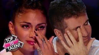 TOP 10 EMOTIONAL Singing Auditions That Made Judges Cry On Got Talent, X Factor And Idol!