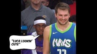 Rajon Rondo Caught Sexually Eyeing Luka Donic | Funny