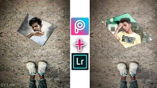 MIRROR EFFECT CONCEPT - PHOTO EDITING TUTORIAL IN PICSART STEP BY STEP IN HINDI | BY GY EDITZ