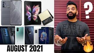 Top Upcoming Smartphones - August  2021