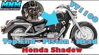 Honda Shadow 1100 VT1100 - Engine Motor - Top End - Piston - Head Valve WORK