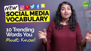 New Social Media Vocabulary In English | Top 10 Trending Words In English You Must Know!