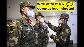 Wife of first US service member to test positive for the coronavirus has also been infected