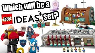 Okay, which will be the next LEGO Ideas sets?