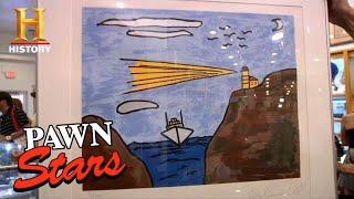 Pawn Stars: KNOCKOUT NEGOTIATION FOR MUHAMMAD ALI PAINTING (Season 8) | History