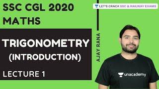 L1: Trigonometry (Introduction) | SSC CGL Maths | Ajay Rana