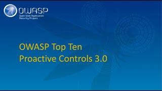 : The OWASP Top Ten Proactive Controls 2018 - Jim Manico