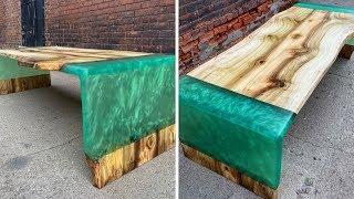 Epoxy Resin River Table MAKING FULL PROCESS 10 IDEAS with epoxy resin WOODworking projects