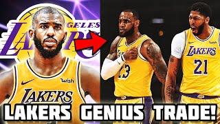 Los Angeles Lakers GENIUS TRADE PLAN For Chris Paul! New BIG 3 with LeBron James & Anthony Davis!