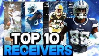 TOP 10 WIDE RECEIVERS INSIDE MADDEN 22  ULTIMATE TEAM!