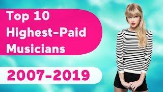 Top 10 Highest-Paid Musicians In The World (2007-2019)