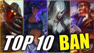 Top 10 Best BAN Champions LoL | League of Legends Banned Montage