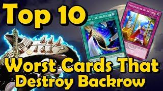 Top 10 Worst Cards That Destroy Backrow in YuGiOh