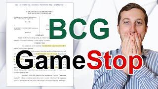 BCG sues GameStop for 30 USD Million Consulting Fees