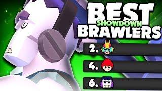 Pro's Top 5 BEST Brawlers In Showdown! - Brawler Rankings - Brawl Stars