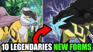 10 LEGENDARY POKEMON That Need NEW FORMS in Pokemon Sword and Shield Expansion Pass