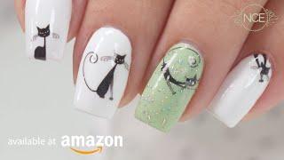 Cute Cat Nail Stickers - Nail Art Decals