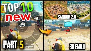 TOP 10 NEW FEATURES IN PUBG MOBILE | Part - 5 | Pubg New Update