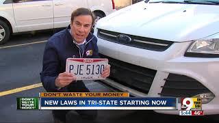 DWYM: New laws for Ohio, Kentucky and Indiana taking effect this year