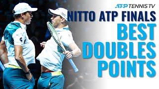Best Tennis Doubles Points From ATP Finals in London!