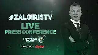 EuroLeague: Žalgiris Kaunas – Olympiacos Piraeus press conference