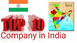 Top 10 companies in India their market capitalisation