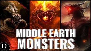 Top 10 Most Powerful Monsters in Middle Earth | LORD OF THE RINGS | TOP 10