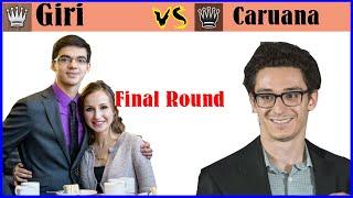 ♔ Anish Giri vs ♚ Fabiano Caruana, Magnus Carlsen Invitational 2020 - Final Round