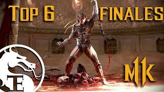 Top 6 Mejores Finales de Mortal Kombat 11 |"The End"