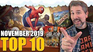 Top 10 Hottest Board Games: November 2019