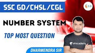 SSC Exams 2021 | Maths by Dharmendra Sir | Number System | Top Questions