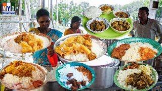 Hardwoking Anuty Selling Cheapest Roadside Unlimited Meals | Indian Street food | #Streetfood
