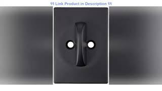 Top 10 Schlage Lock Company Century Single Cylinder Handleset and Latitude Lever, Matte Black (F60