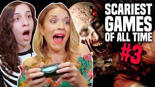 WatchMojo Lady shooting zombies for 9 minutes straight | Playing the Top 10 Horror Games of All Time