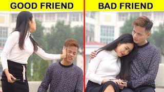 FAKE Friends vs REAL Friends! There are 2 types of people! BE A GOOD FRIEND || by GLASSES MEDIA