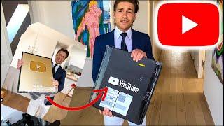 Unboxing Golden Play Button 1 Million Subscribers on Youtube