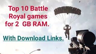 Top 10 Battle Royale Games for low end pc's with download links.(sinhala).....