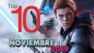 Top 10 Videojuegos de Noviembre 2019